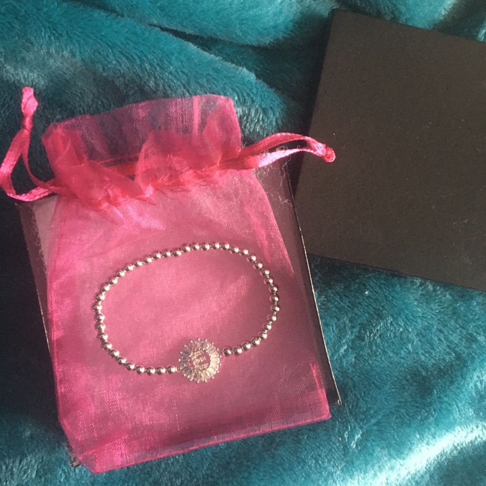 Silver Plated “E” Bracelet